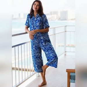 Fighting Eel Ava Sky Jumper Madison Ocean Paradiso S Royal Blue Jumpsuit Romper